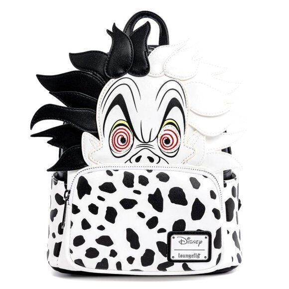 Loungefly Disney Backpack Cruella de Vil Cosplay Mini Backpack - Picture 1 of 5